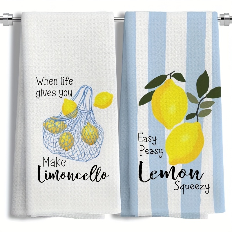 2 Stück, Zitronen-Mesh-Küchent – Baking Kitchen Set Bewertung und Preis