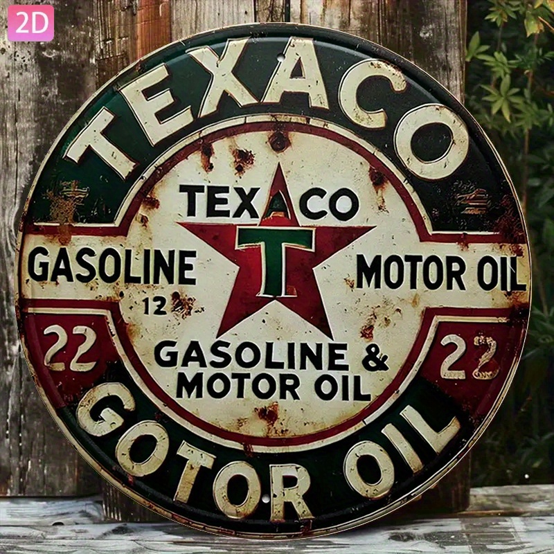 Vintage Texaco Öl-Metallschild – Kitchen Uncle Bewertung und Preis