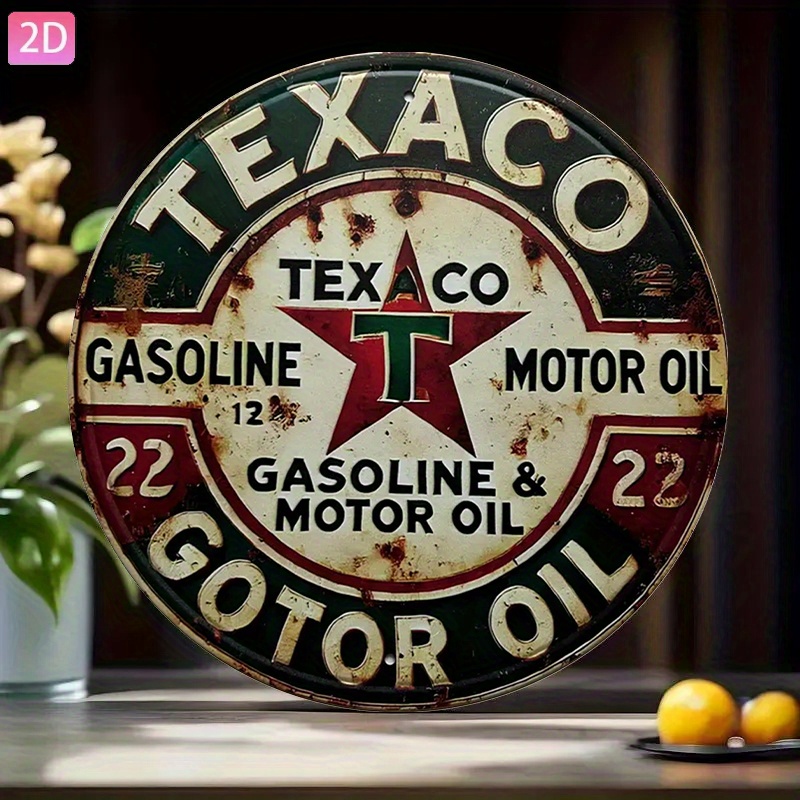 Vintage Texaco Öl-Metallschild – Kitchen Uncle Bewertung und Preis